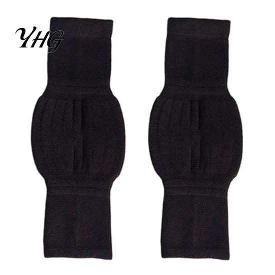 Outdoor Walking Leg Wraps 1 Pair Knit Warmers for Elderly Women, Soft Stretchy Winter Seniors Thick Knee Sleeves, Anti-slip Long Boot Socks