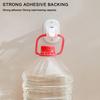 Modern Adhesive Hooks For Curtains 6Pieces No Drilling ABS Mounting Brackets Shower Rod Clips Hangers Kitchen Bedroom