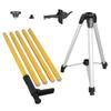 JEPPO M Telescopic Suitable for Laser Includes an Adjustable Laser Level Includes a Laser Rod Mount and a Adapter 12.14 Ft/3.7 Rod, Levels, Tripod.