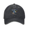 Kratos Warrior God of War Baseball Cap Casual Distressed Denim  Sun Cap for Men Women Outdoor Activities Adjustable Caps Hat