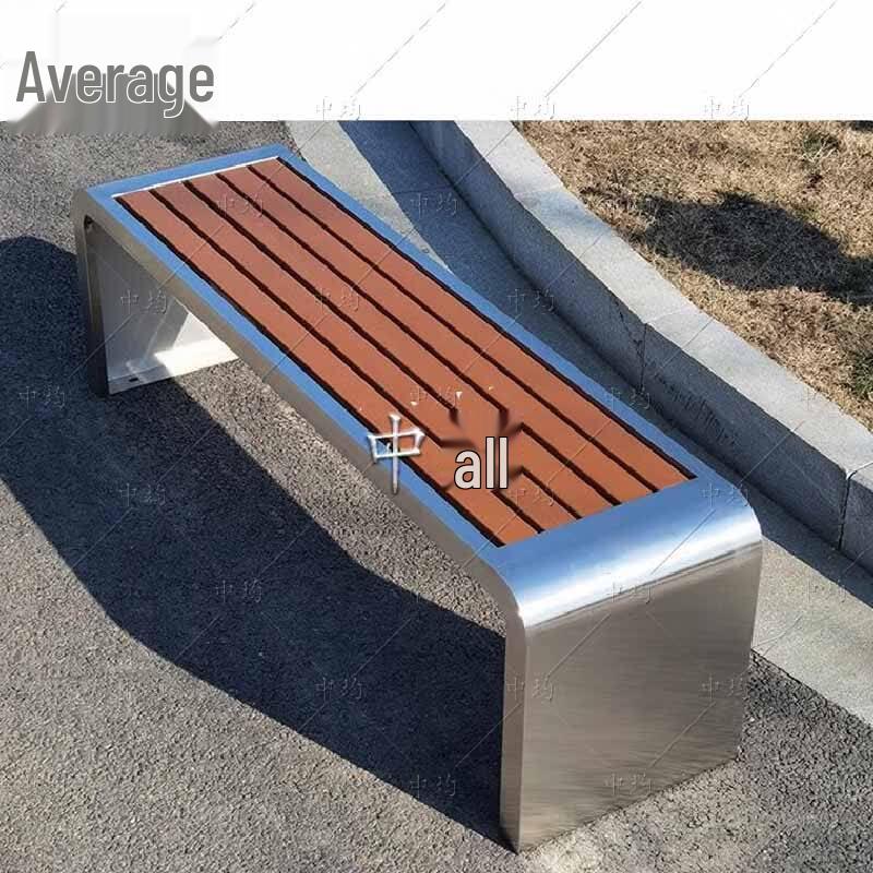 Stainless Steel Outdoor Park Bench