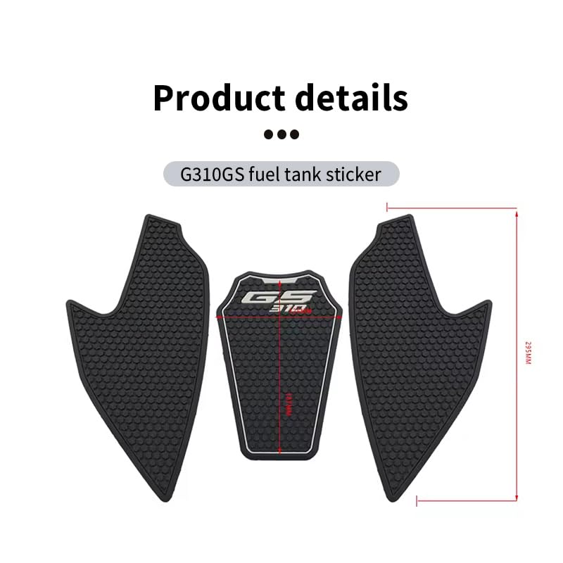 Apply to G310GS 11.9 oz (310 g) Motorcycle Accessories New Rubber Tank Pad Sticker