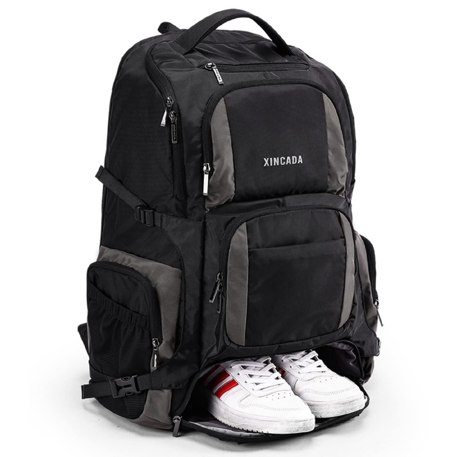 

[shrradoo] Mountain Climbing Backpack, Large Capacity 65L Rucksack, Lightweight, Waterproof, Expandable, Hiking, Camping, Outdoor Bag, Business