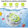 Fruit and Vegetable Cleaning Machine, 5-Min Rapid Fruit Vegetable Meat Purifier with Suction Cup Base - Wireless Charging (White)