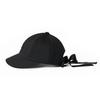 Monseuteoji Ribbon Wide Ball Cap Black Mc24Rbb-188