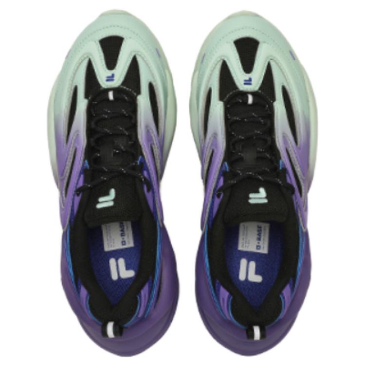 Fila Fusion Buzzard Meteor Shoes Casual Thick Sole Low Top Lifestyle Shoes Women sneaker Purple T12W341115FFD