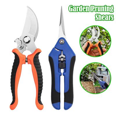 2PCS Gardening Scissors Set Ergonomic Non-slip Handles Safety Lock Pruning Shears Beginner Gardening Set Can Cut Roses and More