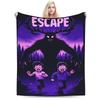Warm Soft BlanketGirls Boys Airplane Travel 99 Nights Deer Throw Blanket  Flannel Bedspread For Chair Sofa Print Sofa Bed Cover