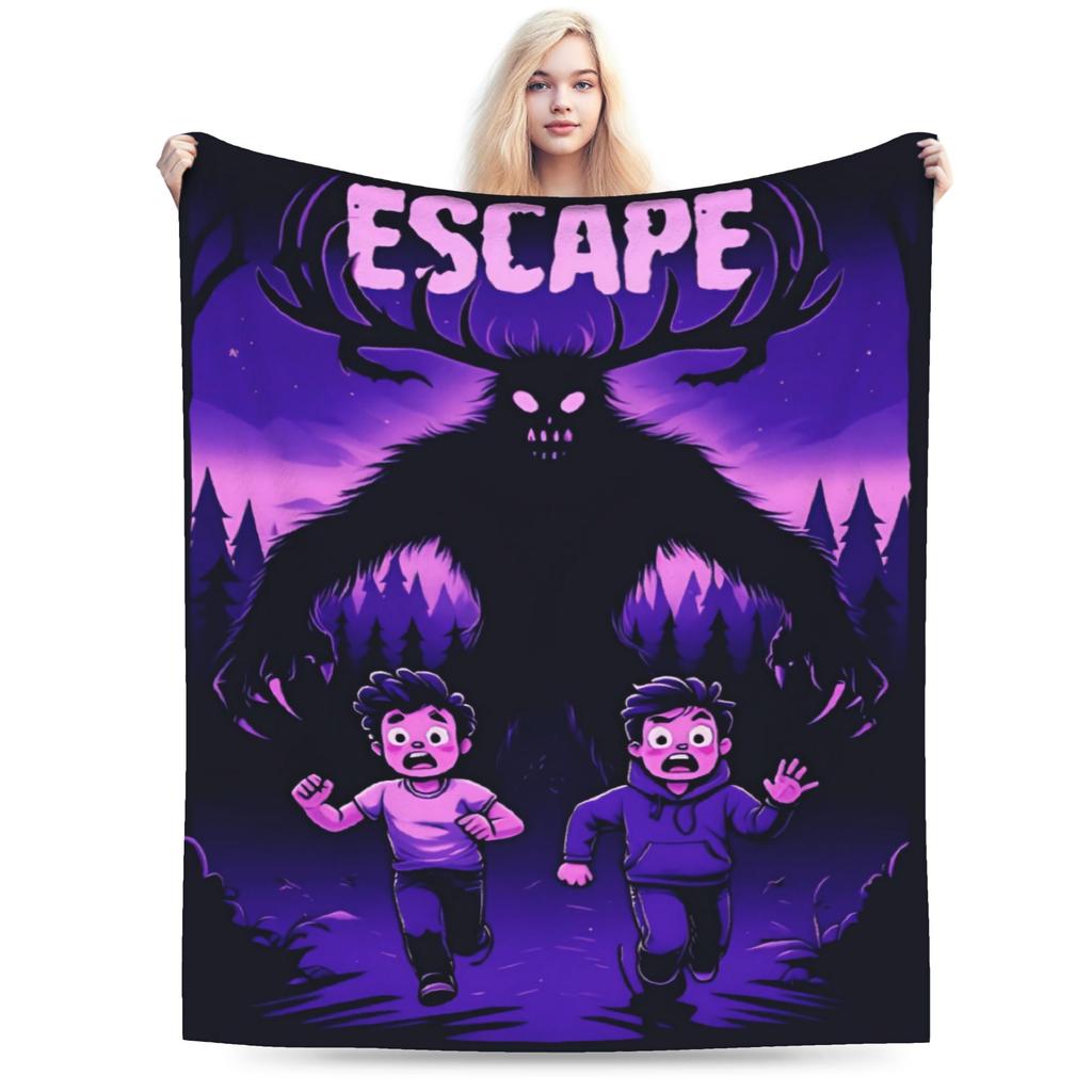 Warm Soft BlanketGirls Boys Airplane Travel 99 Nights Deer Throw Blanket Flannel Bedspread For Chair Sofa Print Sofa Bed Cover