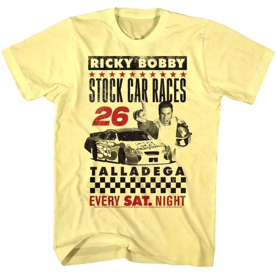 Talladega Nights Stock Car Races Men s T Shirt M
