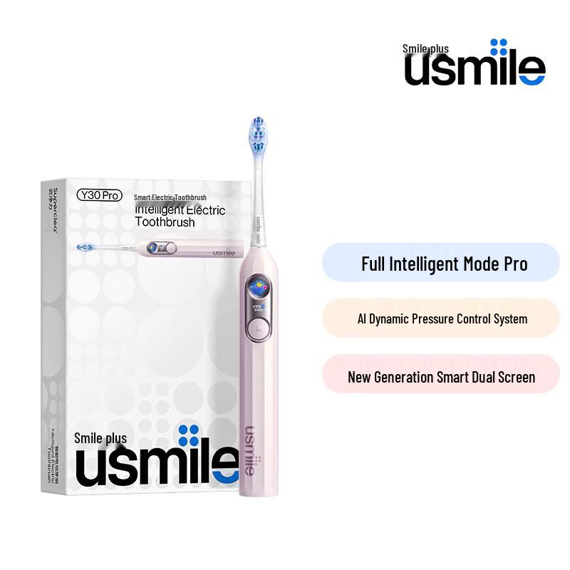 usmile Y30Pro AI Dual Screen Smart Electric Toothbrush CN plug (adapter included)