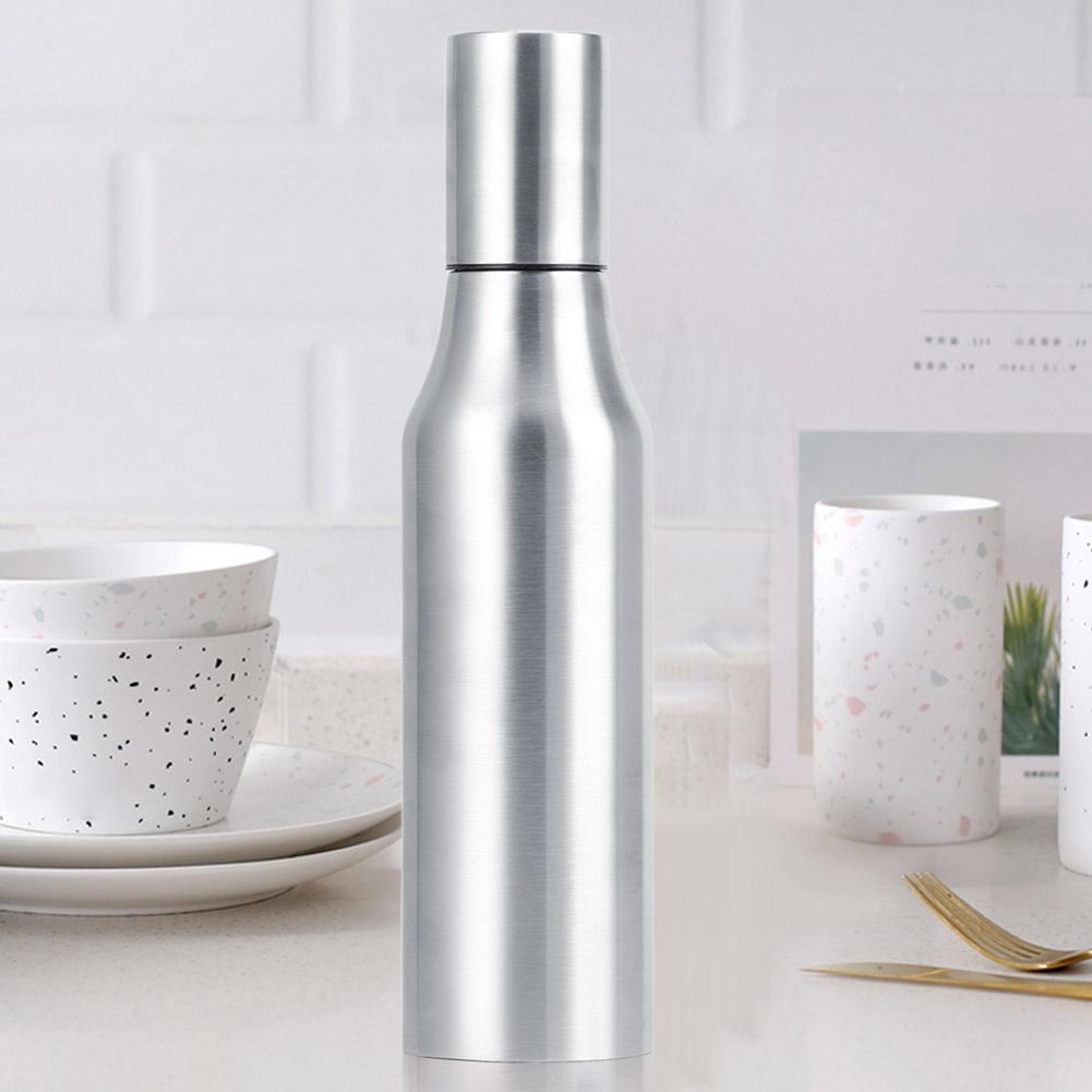 Acciaio Inossidabile 304 Antipolvere A Prova di Perdite Olio Aceto Bottiglia Dispenser Vaso Strumenti da Cucina(Taglia L 1000ml )