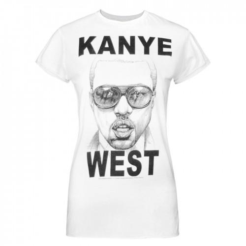 Amplified Womens/Ladies Mercy Kanye West T-Shirt L blanc