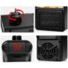 Portable Space Heater Electric Heater Heating for Room 3D Flame Mini Heating Fans Remote Control Wall Mounted Heating 110V/220V