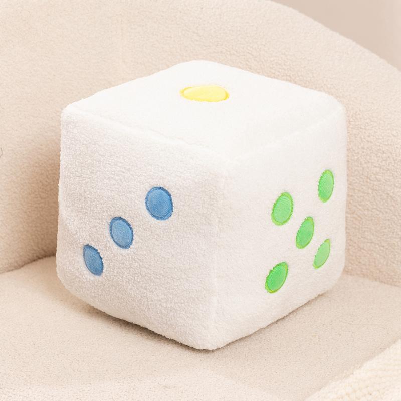 12/24cm Zahlen Würfel Plüschkissen Gefüllt Bunt Weiß Schwarz Rückenstütze Plüschtier Sofa Stuhl Dekor Geschenk 12x12x12cm