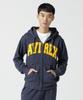 AVIREX DAILY ZIP UP SWEAT PARKA LOGO 783-3931007 Men's L 120 Navy