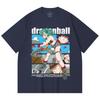 230 Gsm 100% Cotton Dragon Ball V8 Bulma Print Unisex Heavy Cotton T Shirt
