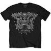 Guns N' Roses Skeleton Guns T-Shirt Black New