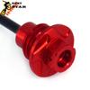 CNC 09-16 Motorcycle Red Aluminum Oil Dipstick Gauge Plugs For HONDA CRF450R CRF 450R 450 R 2009-2011 2012 2013 2014 2015 2016