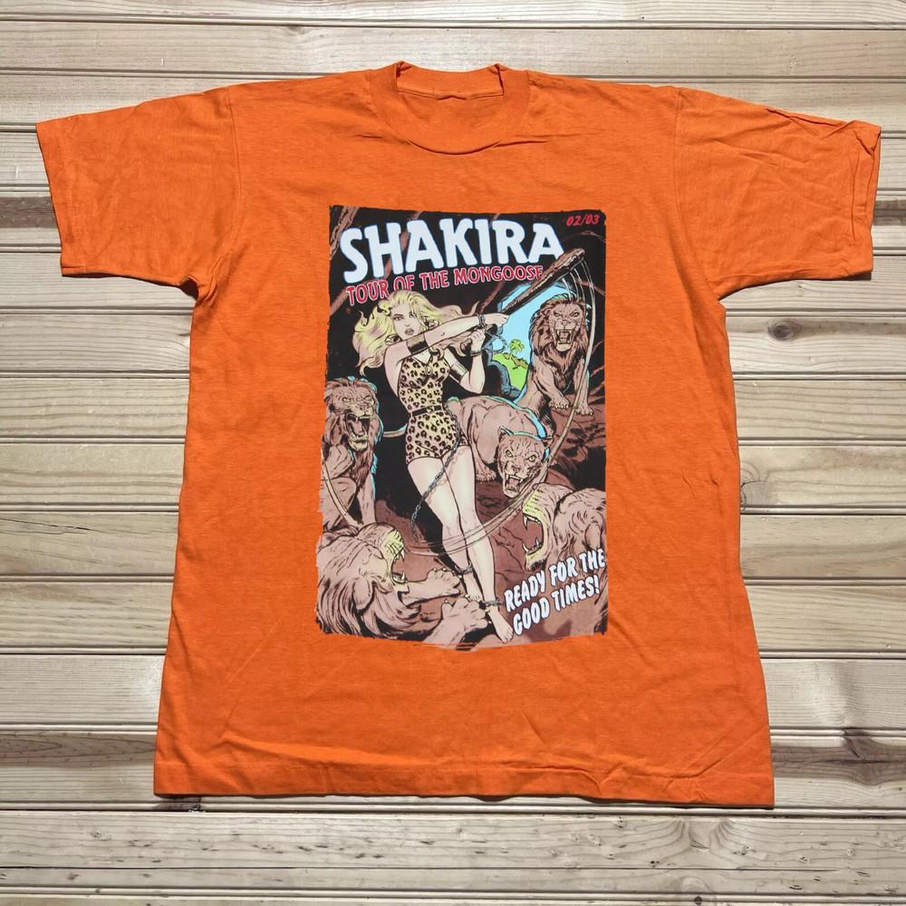 Shakira Tour Of The Mongoose Orange Full Size S-5XL Unisex T-Shirt M