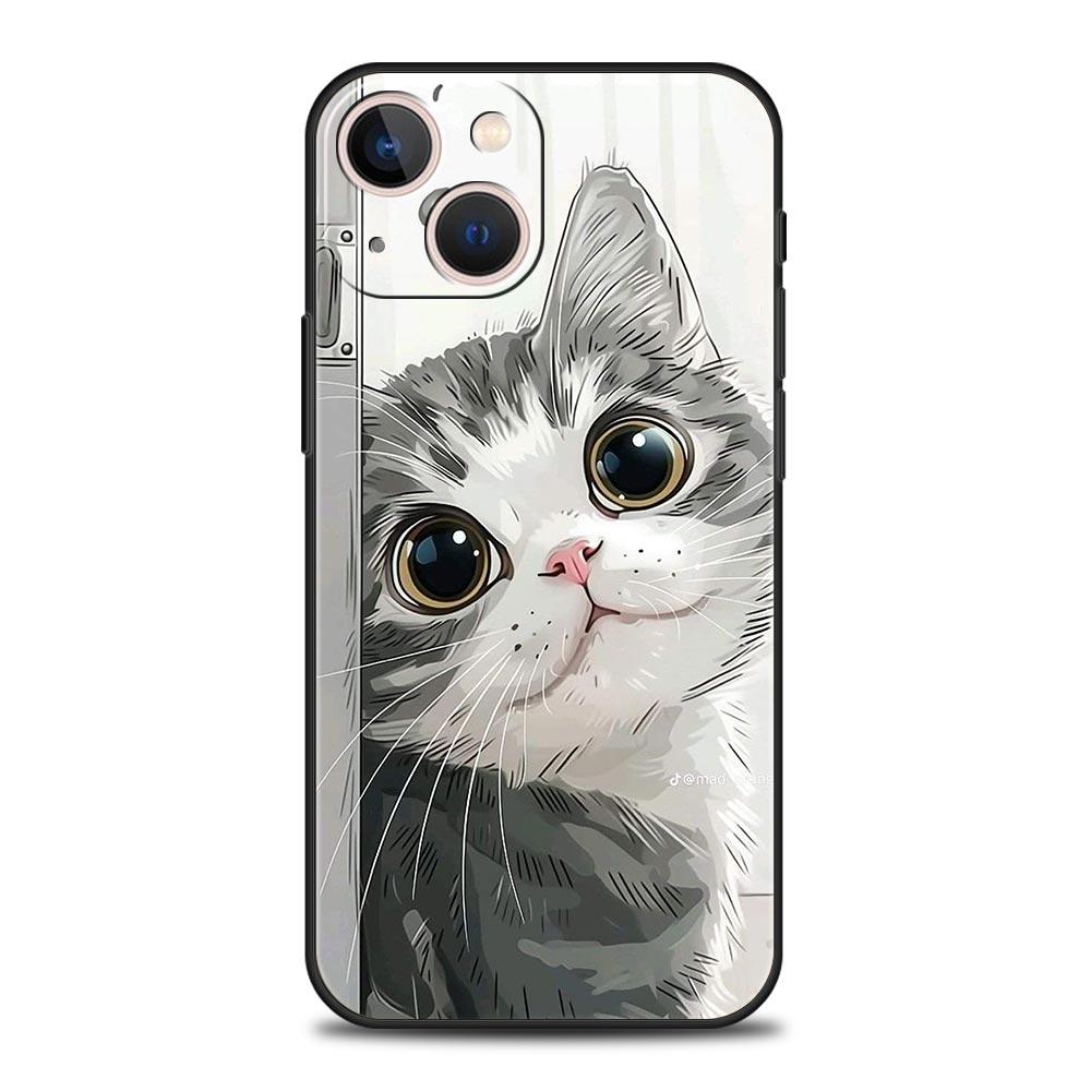 Daily Life of Cute Cats Phone Case For iPhone 16e 15 14 13 12 11 Pro Max XS X XR SE 7 8 Plus Shell iPhone 16 Soft TPU Cover