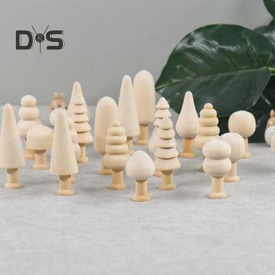 10ks/sada Jemné zpracování Malované dětské hračky Kreativní moderní řemesla Malování miniatur hub
