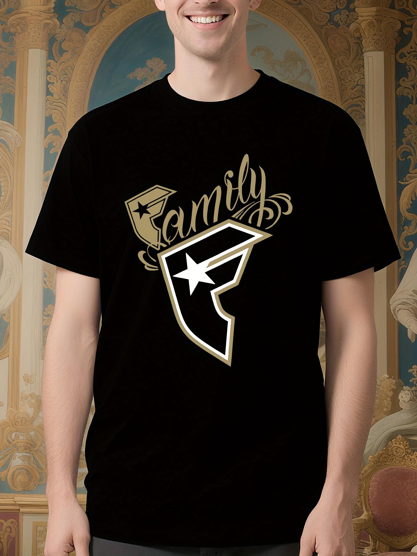 Crew Neck Tshirt - Black with Bold Golden Wildcat Graphic... XXXXL