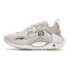 Li Ning Ammortizzanti Antiscivolo Resistenti all'Abrasione Traspiranti Leggeri Scarpe Casual Basse da Donna Bianco Grigio AZGS022-1