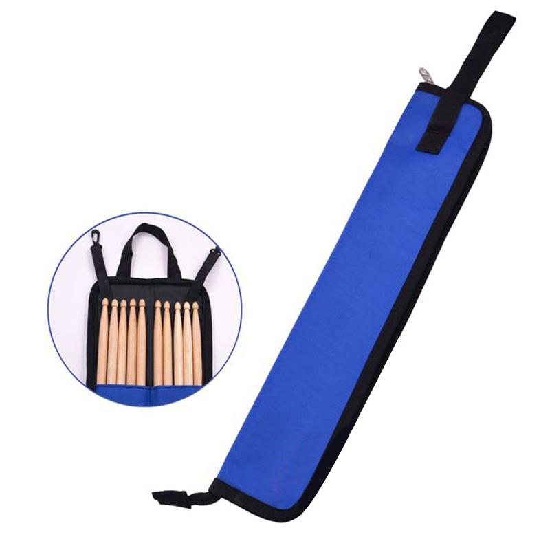 

Сумка для барабанных палочек для бас-барабана, наплечный ремень, переносная джазовая барабанная персонализированная сумка для барабанных палочек, с ручным чехлом для хранения барабанных палочек синий