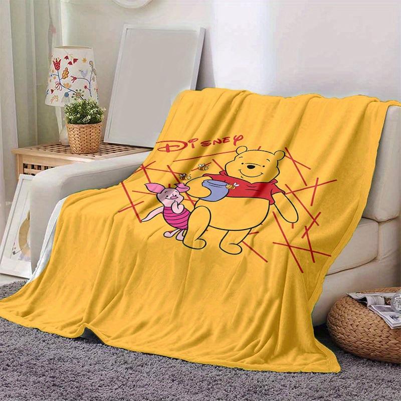 

1pc,Disney Winnie The Pooh Piglet Honey Pot Red Yellow Throw Blanket Disney Home Decor, Couch Cover, Outdoor, Gift, Flannel Throw 80cmx120cm