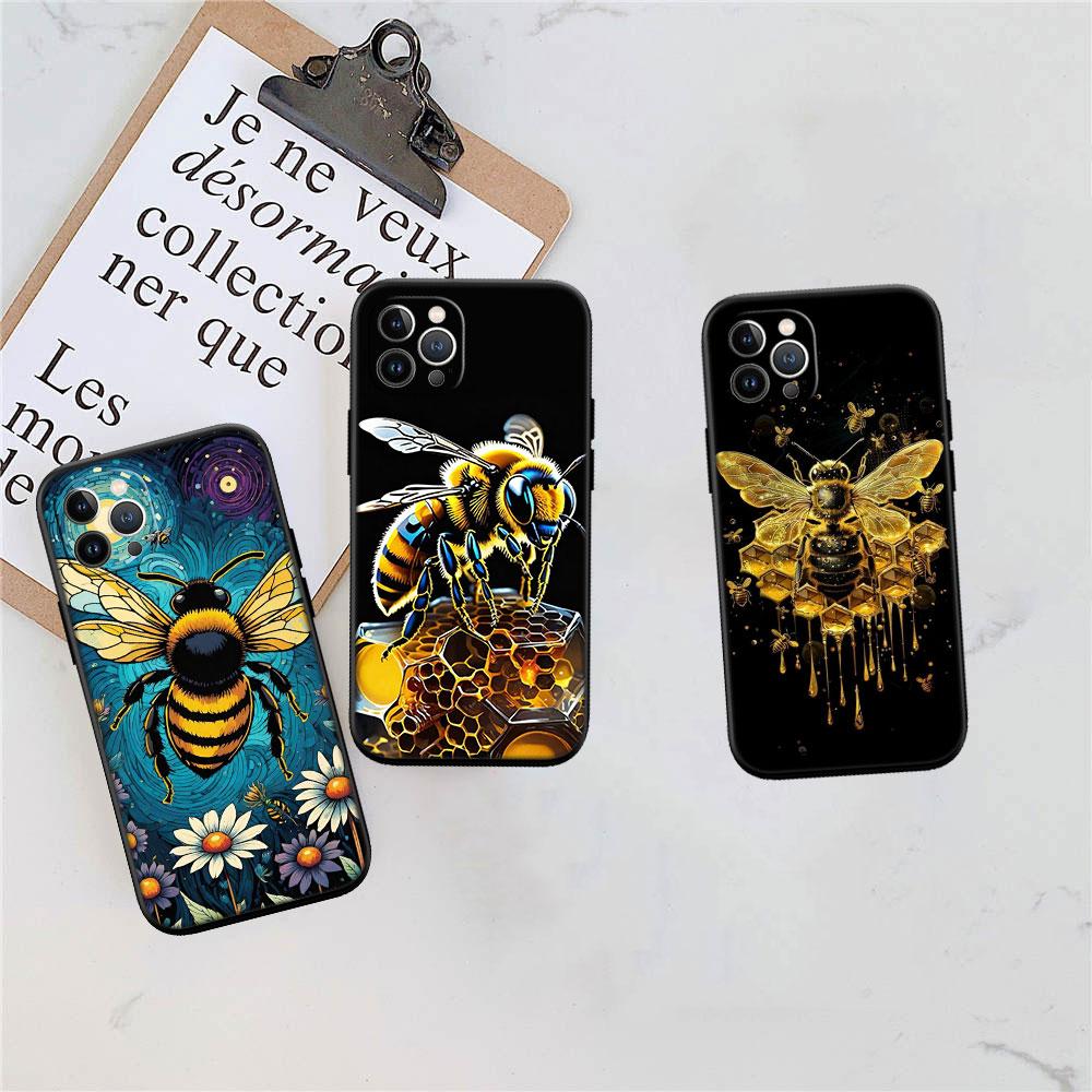 FM5 Art Bees Cartoon Phone Case for Motorola Edge 60 60s 70 G86 G56 G54 E14 G04S G45 G54 G64 S30 S50 X30 X40 X50 Pro Power