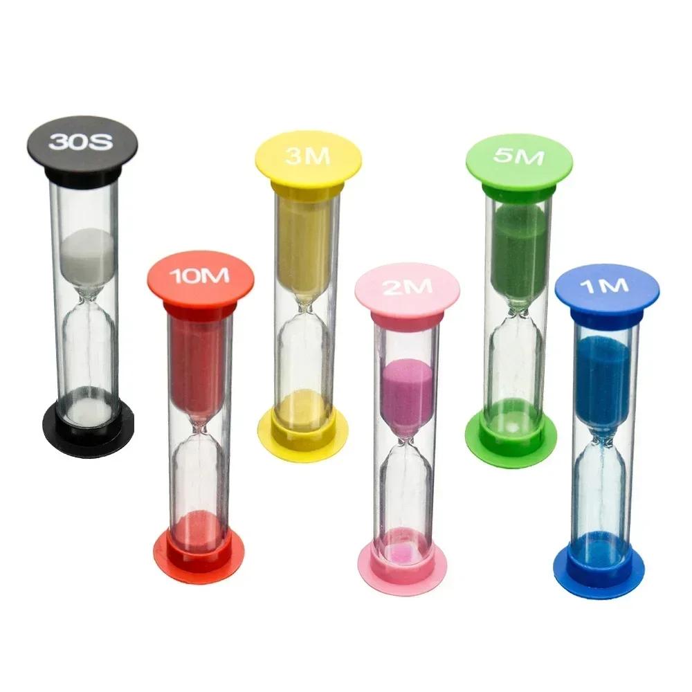 Hourglass Clock Watch Timer Minutes/5 Minute/2 30 Seconds/1 Small Colorful Clocks. Minutes/10 Minutes/3 Sand Home Decor Garden