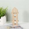 Wodden Ramadan Wooden Ornament Handmade Eid Party Props Simple Eid Mubarak Ornament  Scene Props