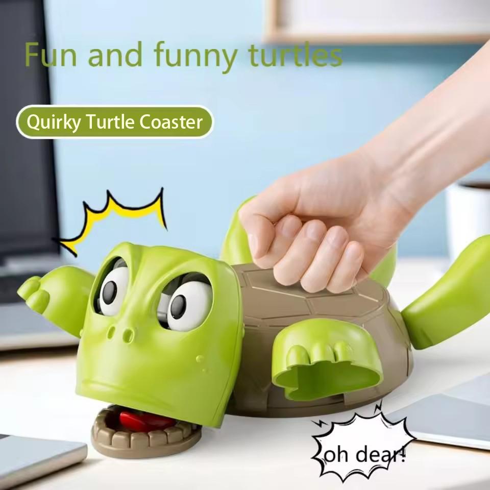 Quirky Turtle Coaster Panicked Turtle Insulated Coaster Ornament Stress Relieve Funny Bugsy Doll Mug Base Decoration
