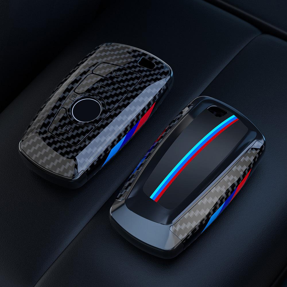 Krabice pro úpravu klíče od auta Kryt klíčenky z uhlíkových vláken pro BMW řady 3 řady 5 řady 6 X3 X5 X6 Pouzdro na klíčenku s dálkovým ovládáním pro chytré auto