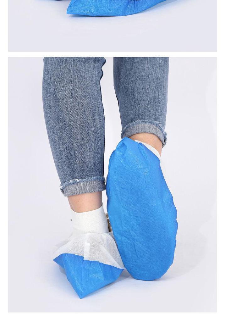 Waterproof Non-woven Breathable Dustproof Thickened Wear-resistant Disposable Shoe Covers