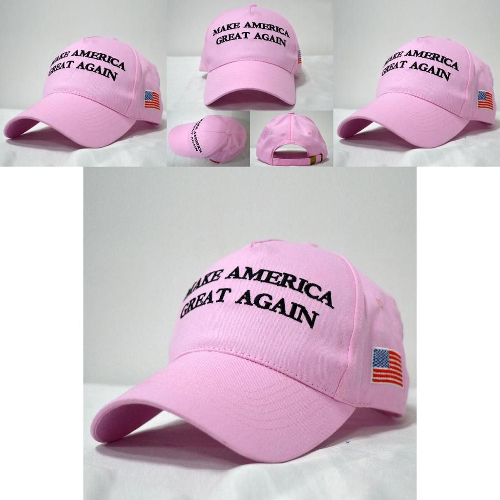 Great Make America Again Hat Donald Trump Us President Republican Cap Pink 2020