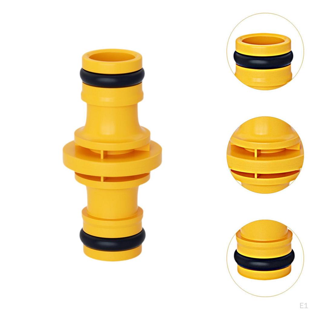 5 Pieces Garden Hose Pipe Connector, Water Joint Gardening Fixtures Fittings, Double Male Connector