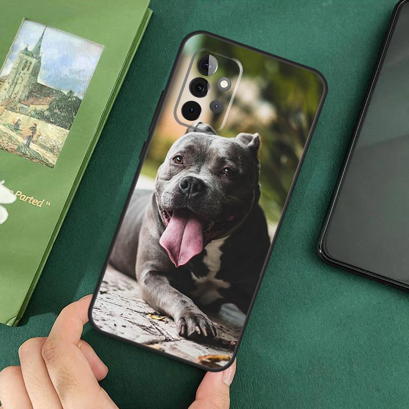 Pit Bull Lovely Dog Pitbull Case For Samsung Galaxy A16 A05 A06 A55 A35 A15 A53 A33 A13 A22 A32 A52 A14 A34 A54 Cover