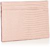 Topkapi Italian Leather Lizard Embossed Pass Case LUCIA Women's Pink Gray Free Size