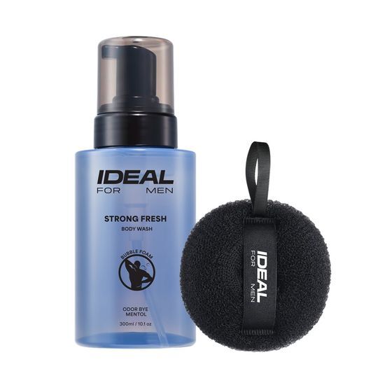 Ideal for Men Strong Fresh Body Wash 300ml Single / Shower Ball Free Plan