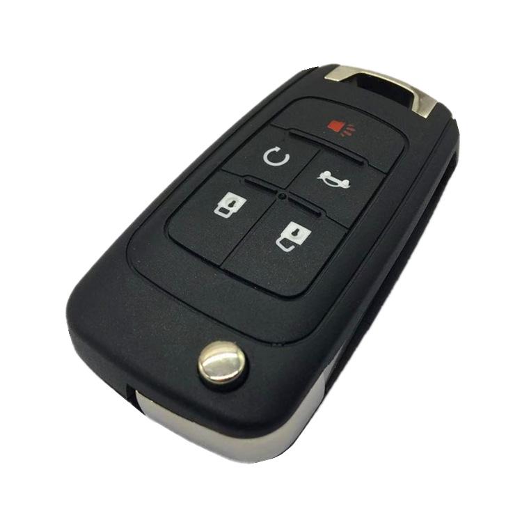 Buick 5-Button Folding Remote Key, 433 Frequency, with 46 Chip