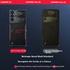 360° Rotating StandPhone Case for Red Magic 10 Pro, Nubia 10 Pro+ Airbag Shockproof Transparent Spro Lens Full Protection Magnetic Case