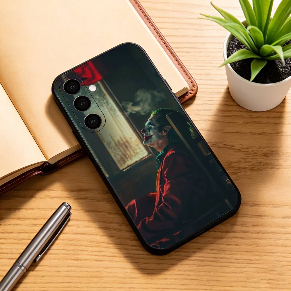 Film Joker Clown Telefoonhoesje Voor Samsung Galaxy A73,A72,A71,A70,A53,A52,A51,Anderen Zwart Zacht Hoesje