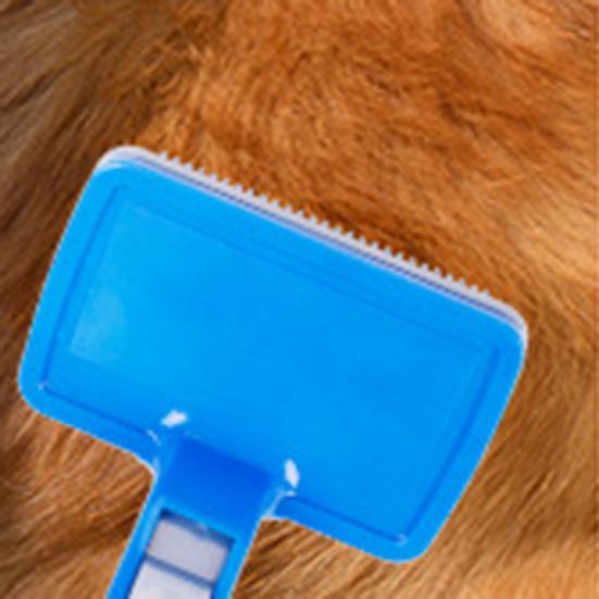 Tierbürste Automatische Tierbedarf Kunststoff Tier Automatische Haarbürste Kamm für Hund