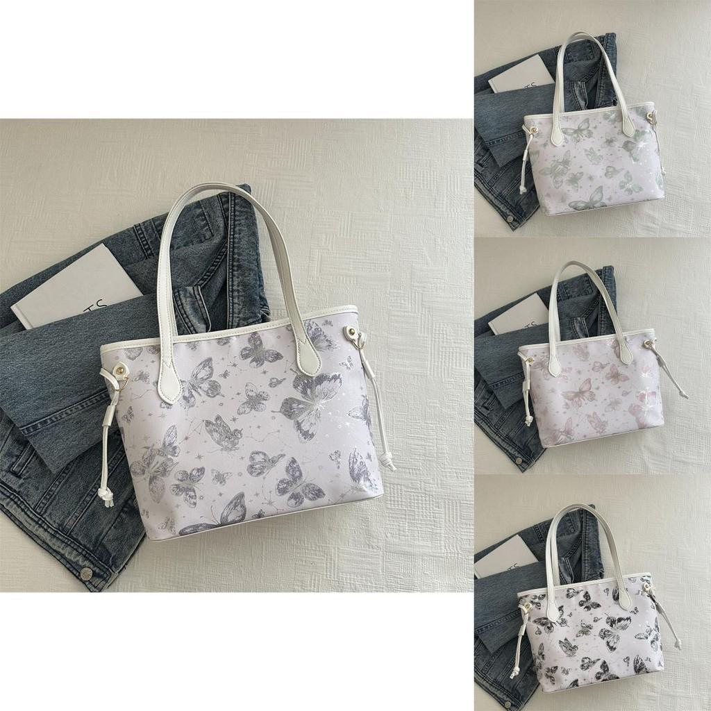 Stylish College Student Shoulder Bag Large Capacity Pu Tote Bag For Women Trendy Street Fashion