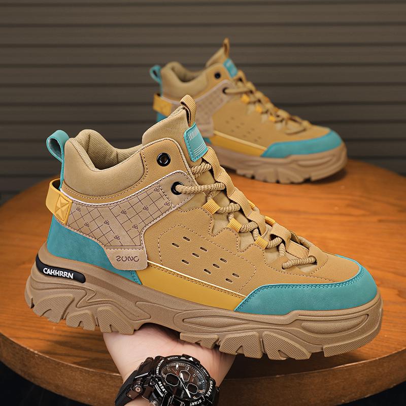 Fashion CYYTL Mens Boots Casual Shoes Cowboy Combat Tactical Winter Motorcycle Chelsea Ankle Work Outdoor Hiking Designer Luxury Leather