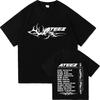 2026 ATEEZ World Tour In Your Fantasy O-Neck Tshrits Men Women Fashion Casual Clothing Hip Hop Teenagers Cotton Comfort Tshrit Unisex