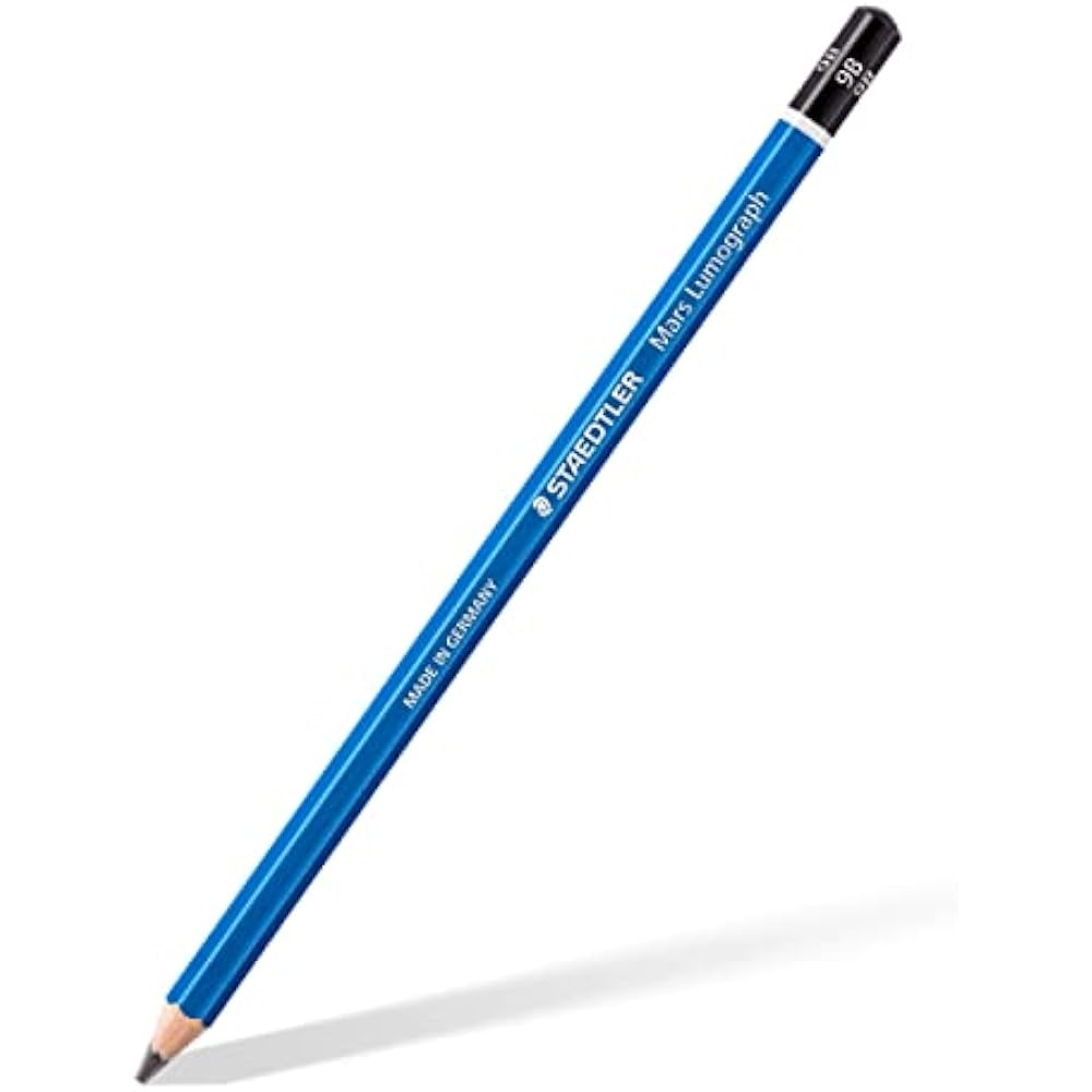 12 Staedtler Pencils, 9B, Marsurmograph, Writing Drawings, 100-9B*12