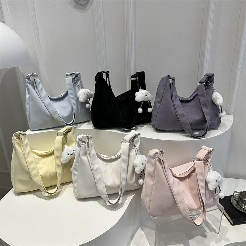 New Korean Version Large-capacity Bag Women's Bag Fashionable Personalized Tote Bag Texture Casual Simple Messenger Bag Bag